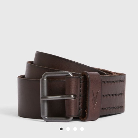 all saints dunston leather belt